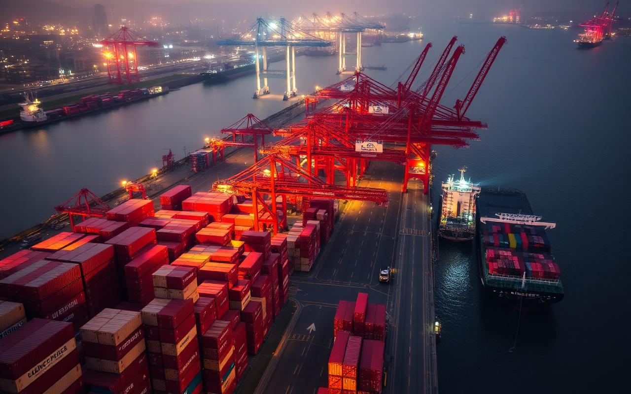 Guangzhou shipping port